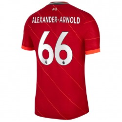 Camisola Liverpool Trent Alexander-Arnold 66 Equipamento Primeiro 2021-2022 Manga Curta